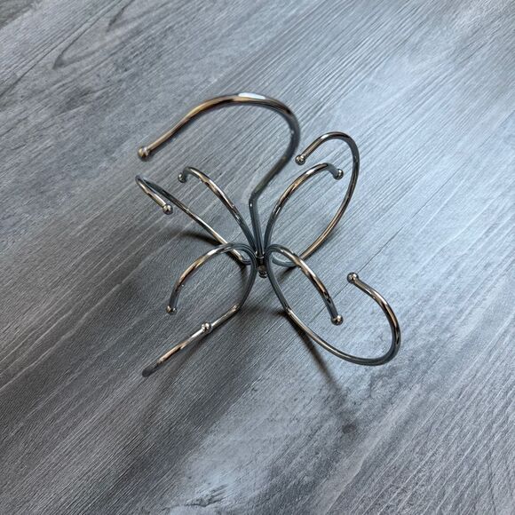 Heart Clothes Hanger Metal Belt Accessories Display Rack Home Decor - Picture 5 of 5